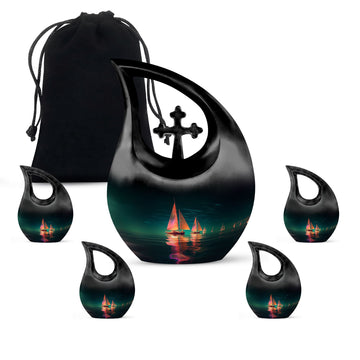 Large Urn With 4 Keepsake