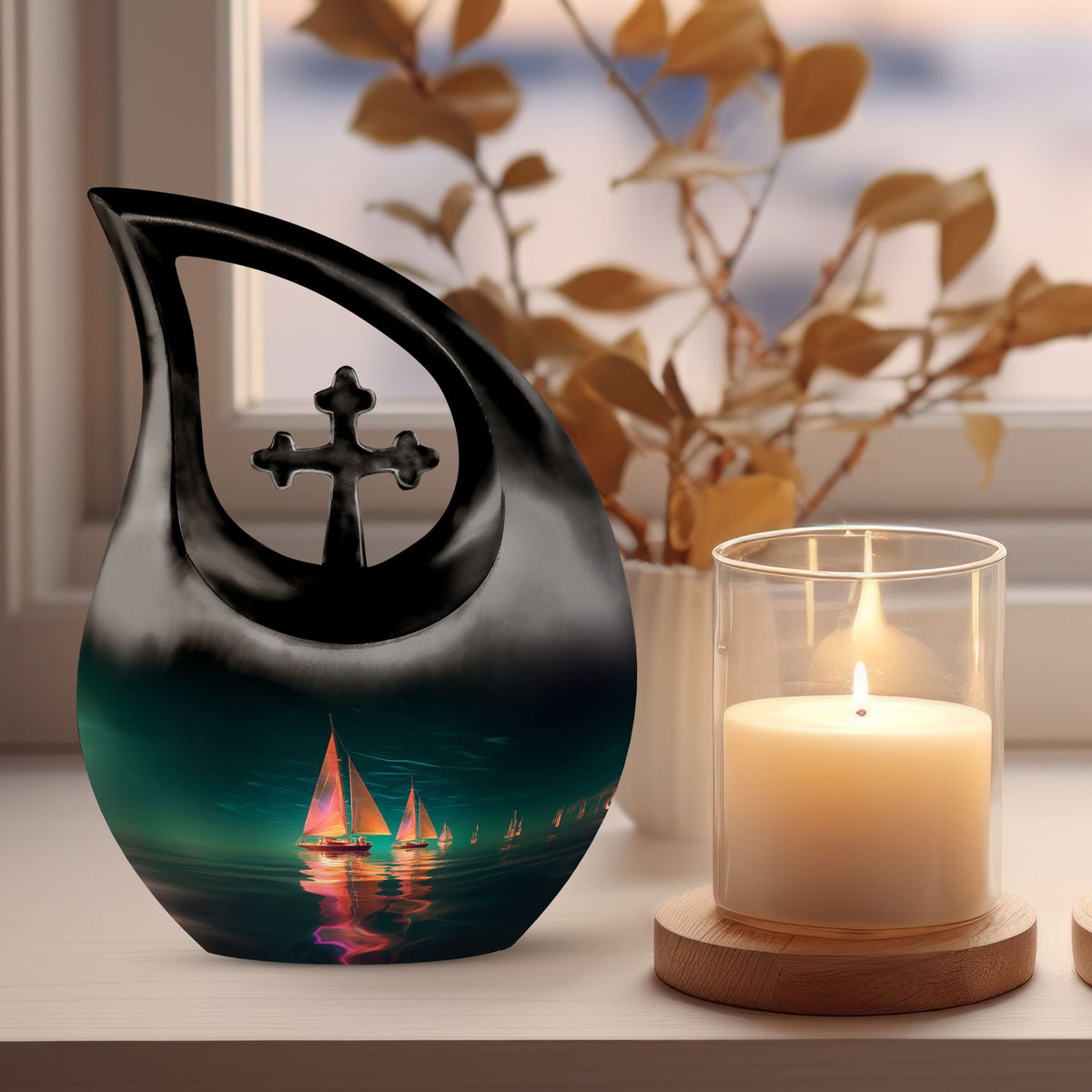 Boat Urns For Ashes - Human Ash Keepsake