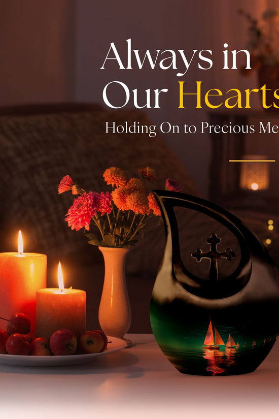 Boat Urns For Ashes - Human Ash Keepsake