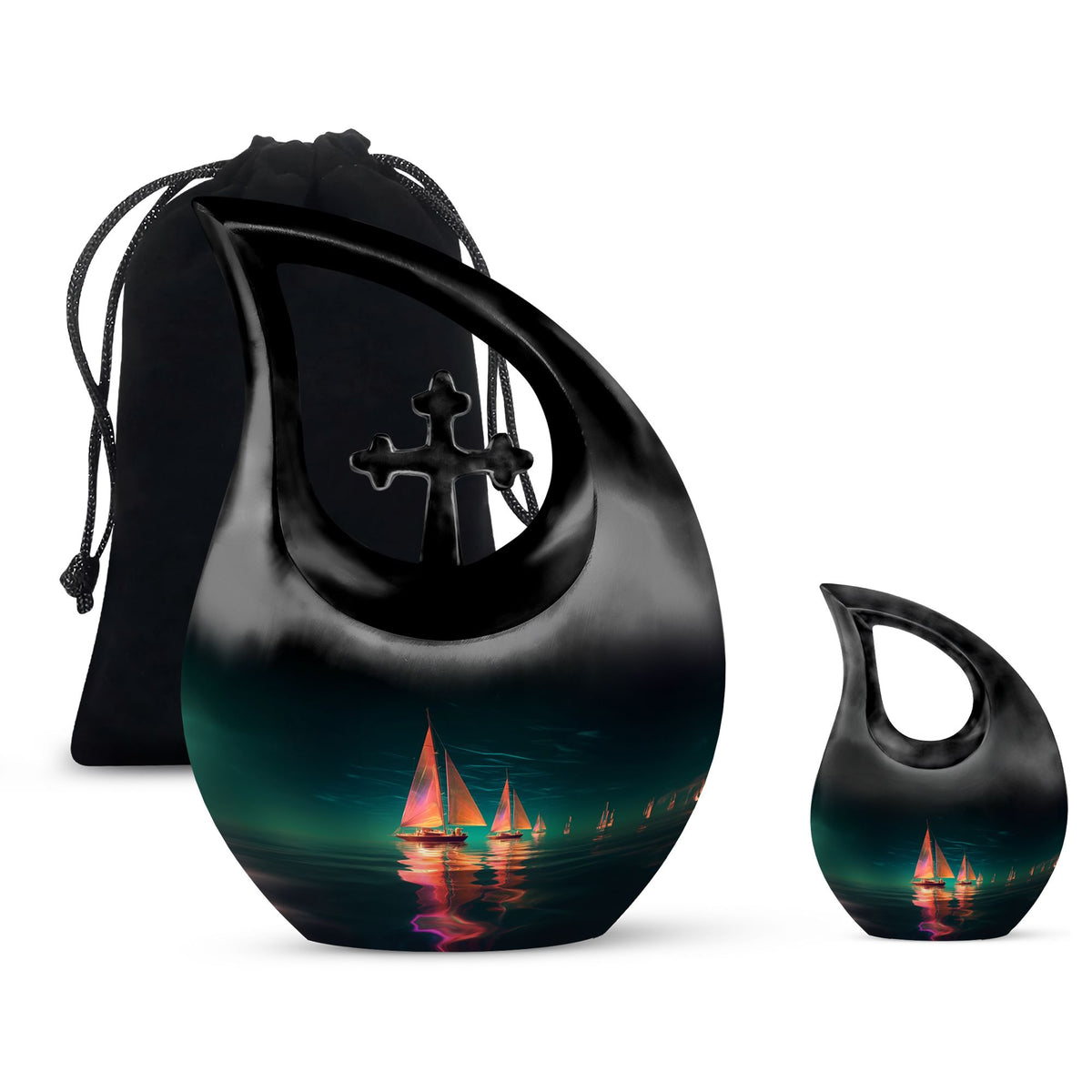 Boat Urns For Ashes - Human Ash Keepsake