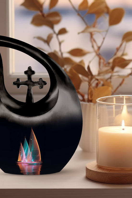 Boat Urns For Ashes - Keepsake Urn Combo