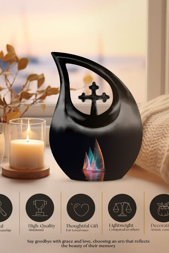 Boat Urns For Ashes - Keepsake Urn Combo