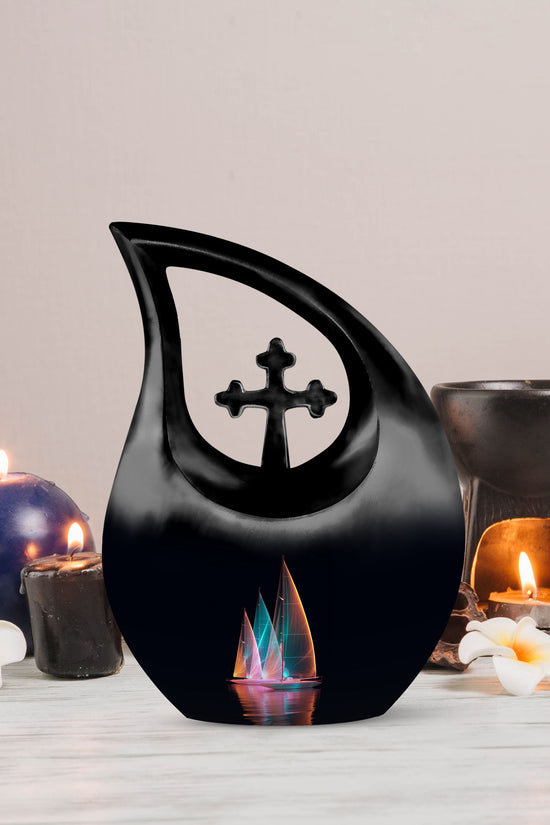 Boat Urns For Ashes - Keepsake Urn Combo