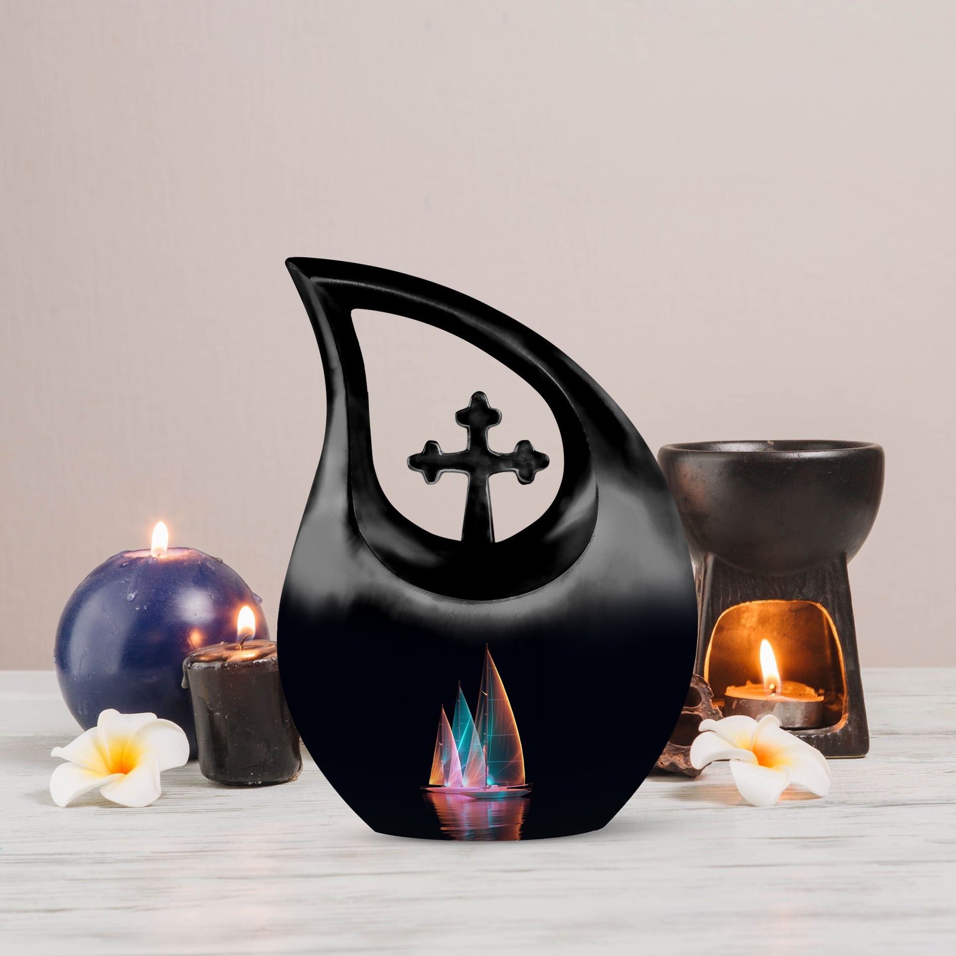 Boat Urns For Ashes - Keepsake Urn Combo