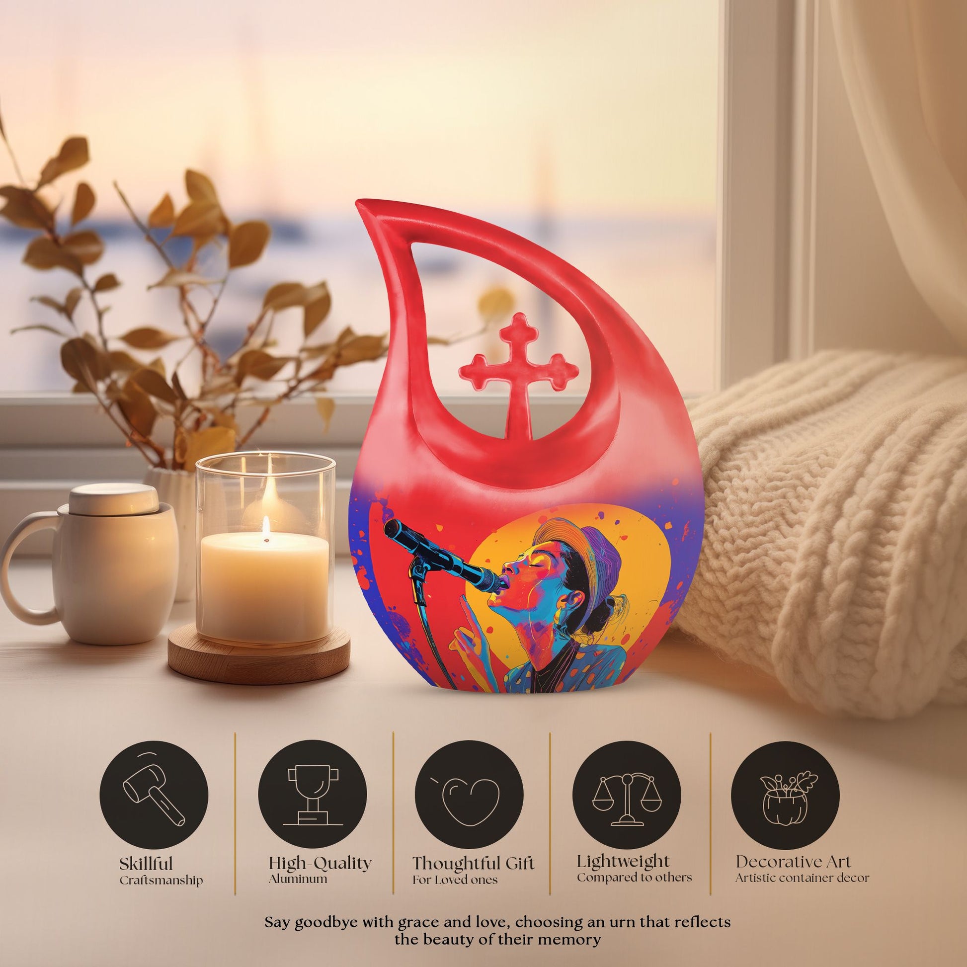 Music Urns For Ashes - Urn Keepsake Set