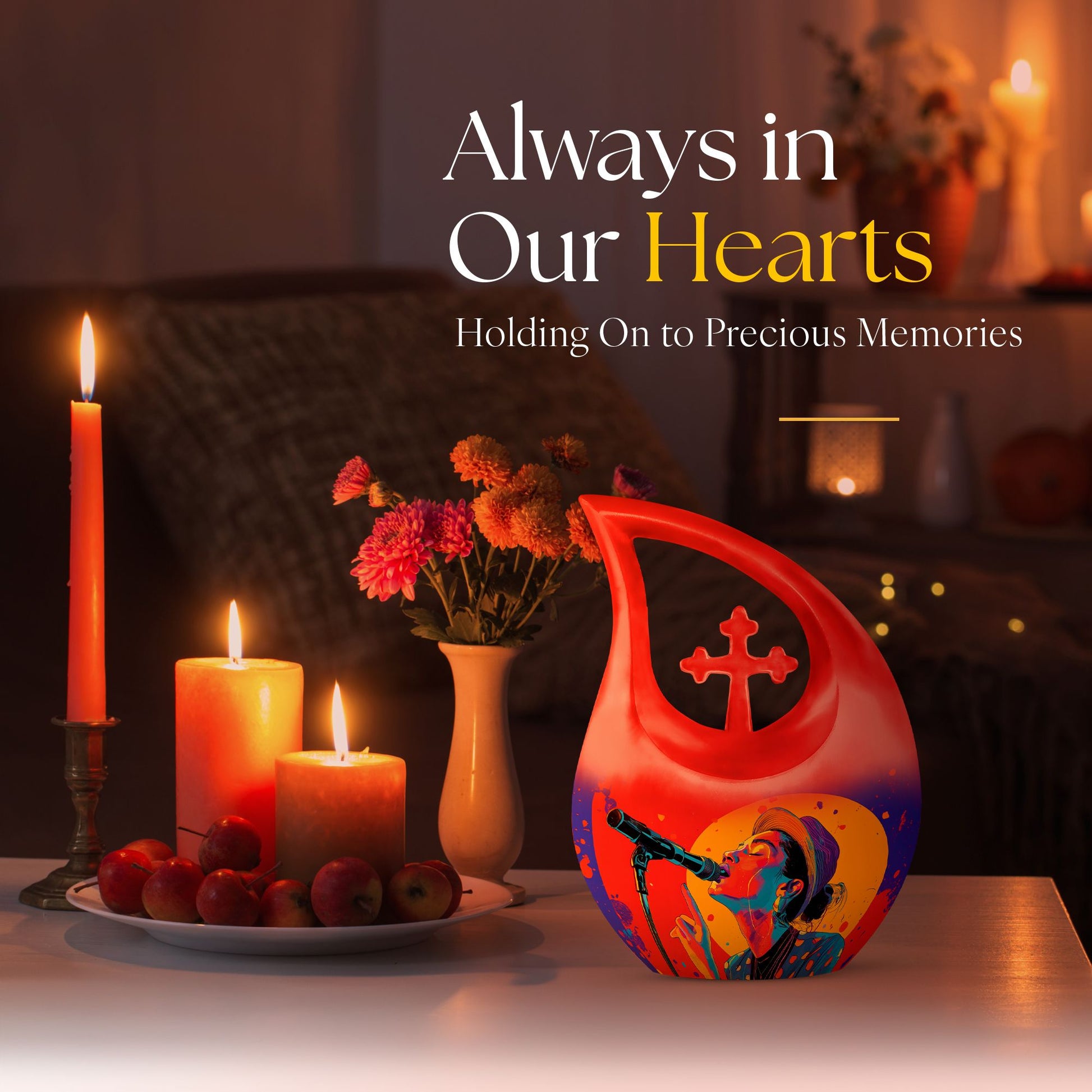 Music Urns For Ashes - Urn Keepsake Set