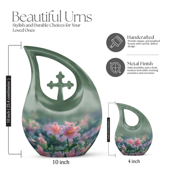 Flower Urns For Ashes - Cremation Urns For Human Ashes