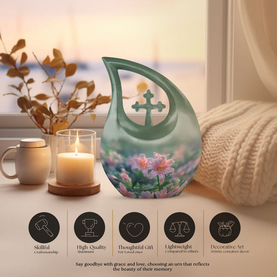 Flower Urns For Ashes - Cremation Urns For Human Ashes
