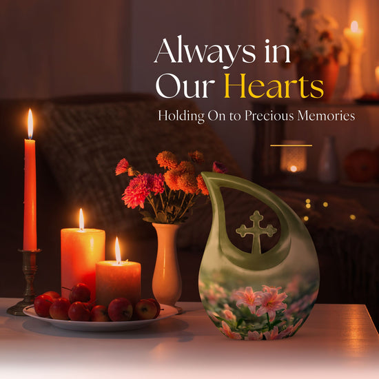 Flower Urns For Ashes - Cremation Urns For Human Ashes