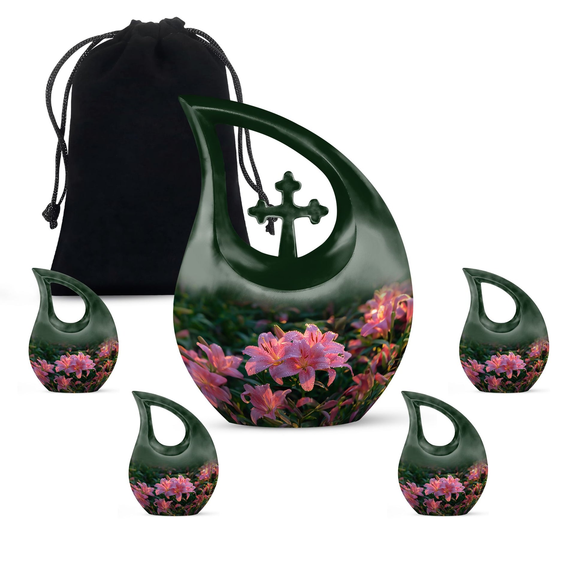Flower Urns For Ashes - Large Urns For Human Ashes Adult