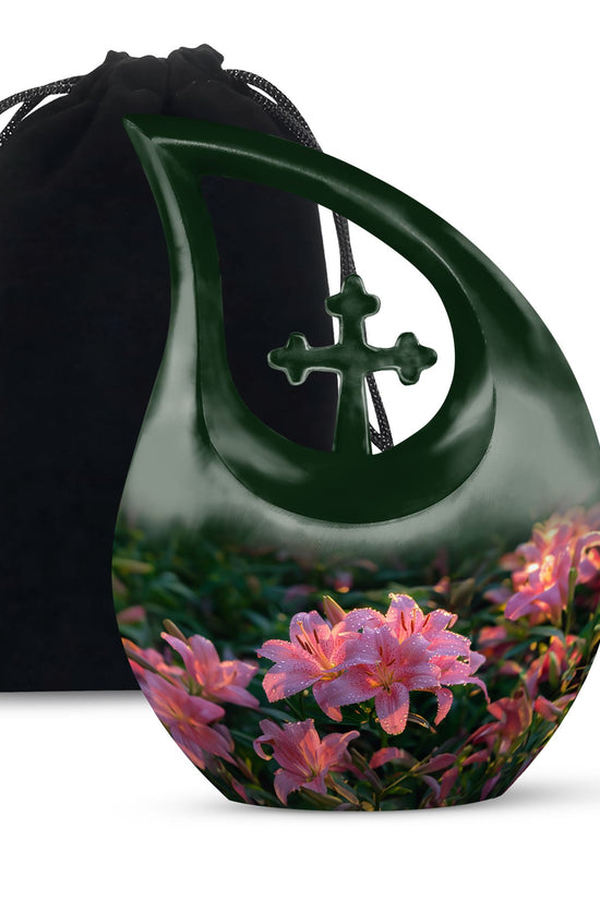 Flower Urns For Ashes - Large Urns For Human Ashes Adult