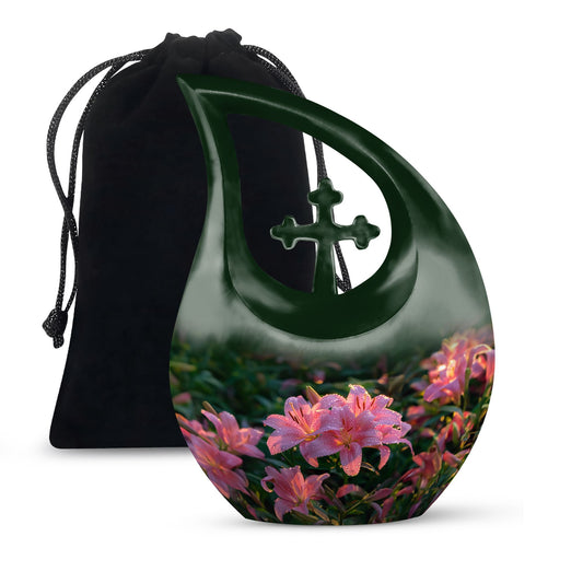 Flower Urns For Ashes - Large Urns For Human Ashes Adult