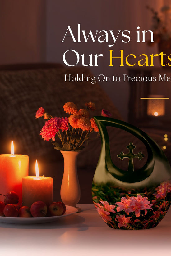 Flower Urns For Ashes - Large Urns For Human Ashes Adult