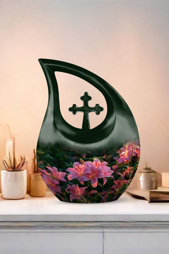 Flower Urns For Ashes - Large Urns For Human Ashes Adult