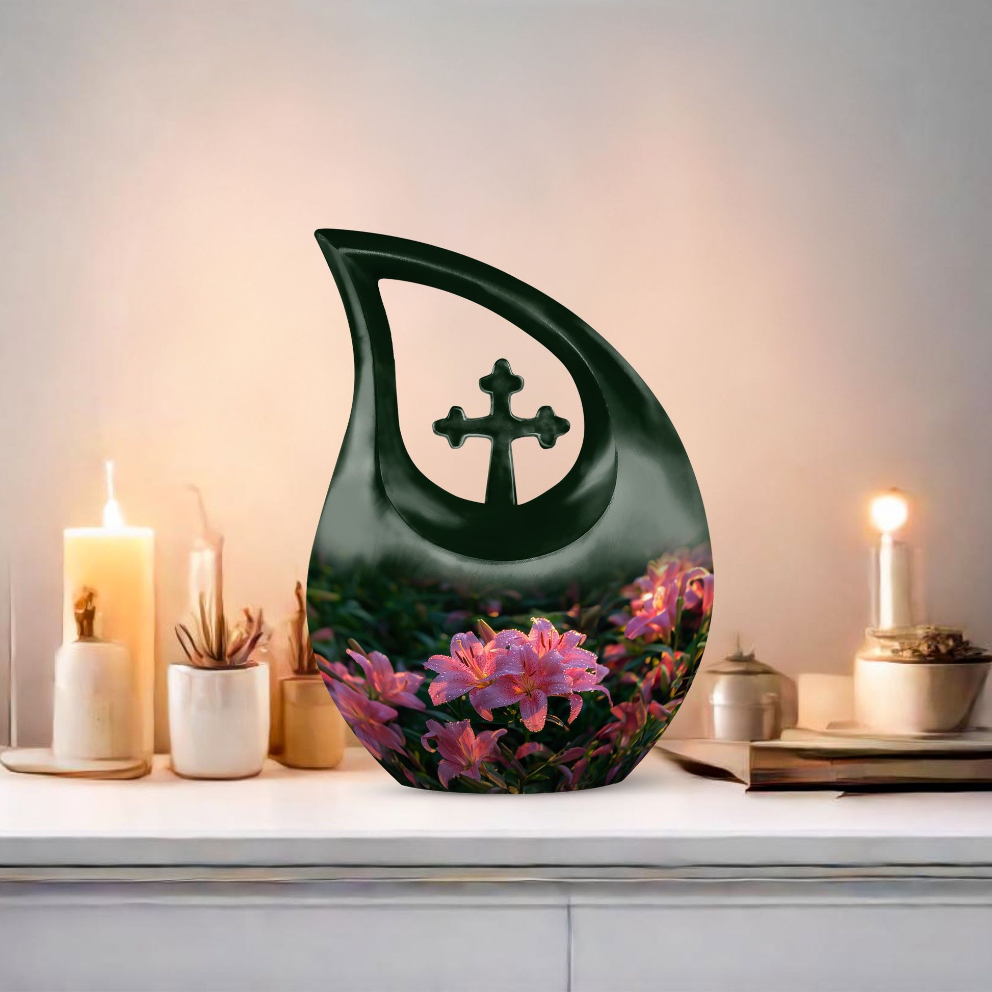 Flower Urns For Ashes - Large Urns For Human Ashes Adult