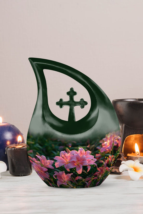Flower Urns For Ashes - Large Urns For Human Ashes Adult