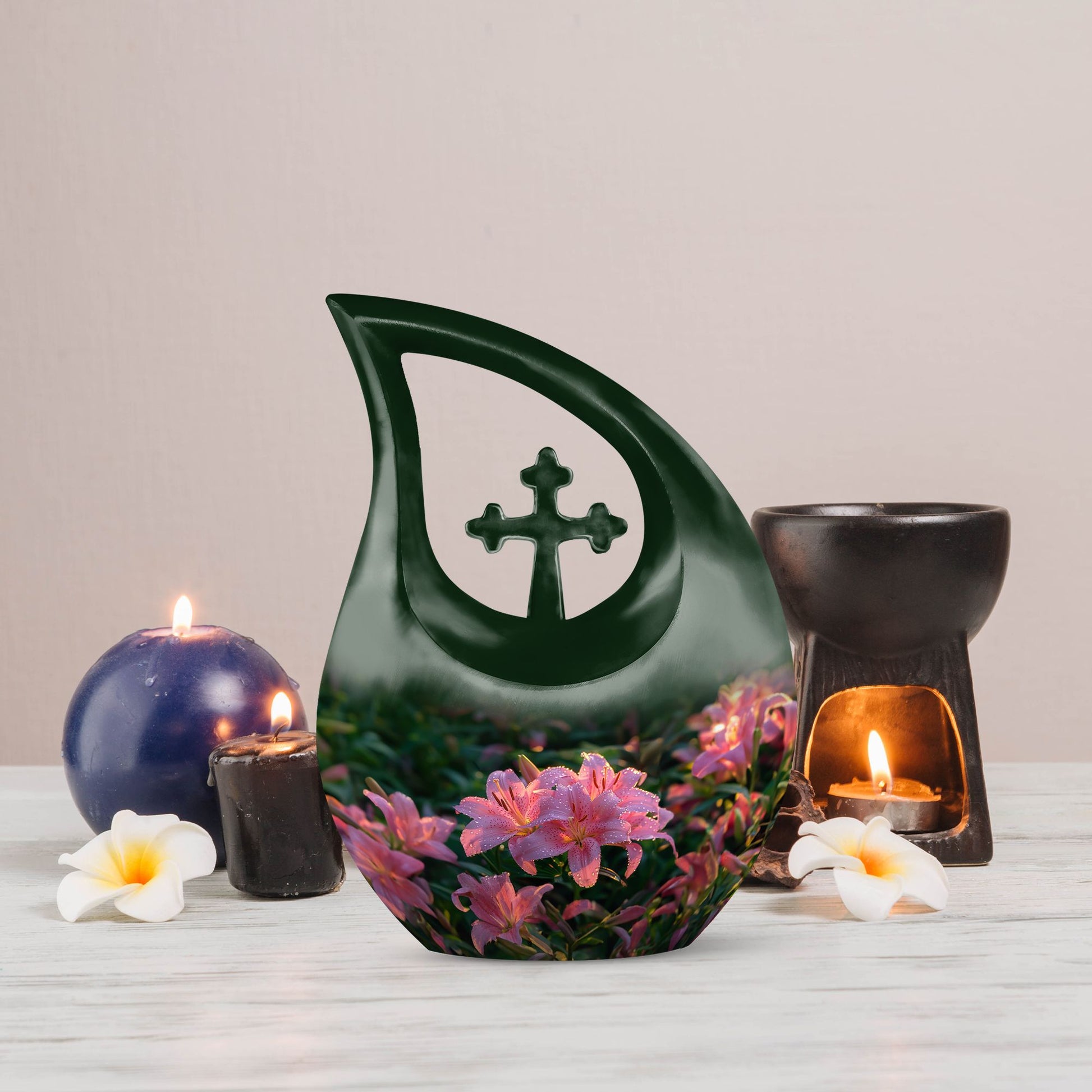 Flower Urns For Ashes - Large Urns For Human Ashes Adult