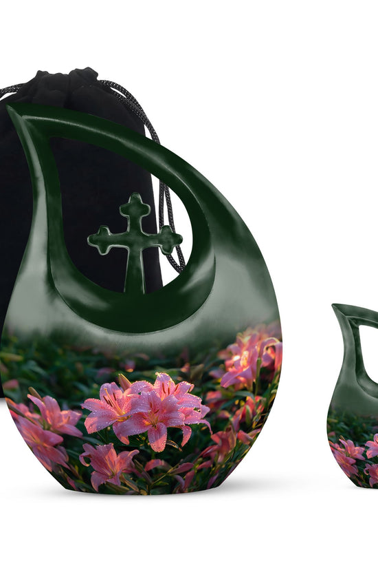 Flower Urns For Ashes - Large Urns For Human Ashes Adult