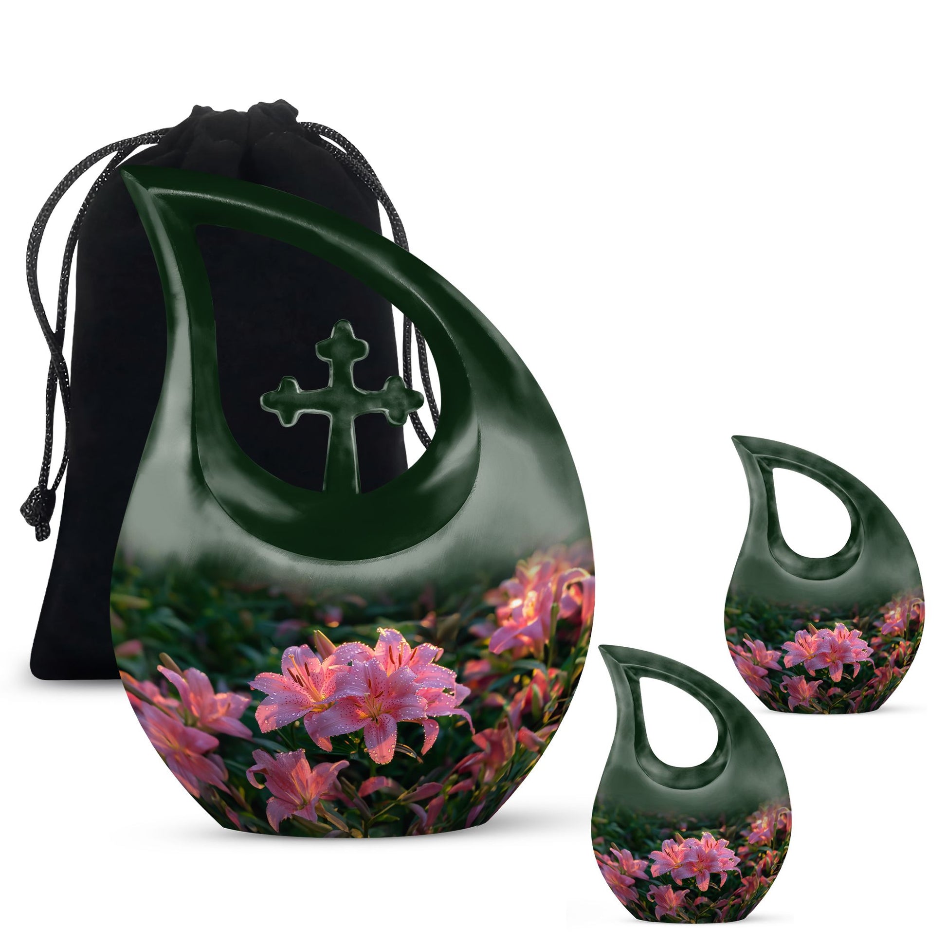 Flower Urns For Ashes - Large Urns For Human Ashes Adult