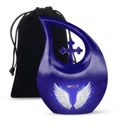 Angel Wings Cremation Urn - Spiritual Memorial Urn For Ashes
