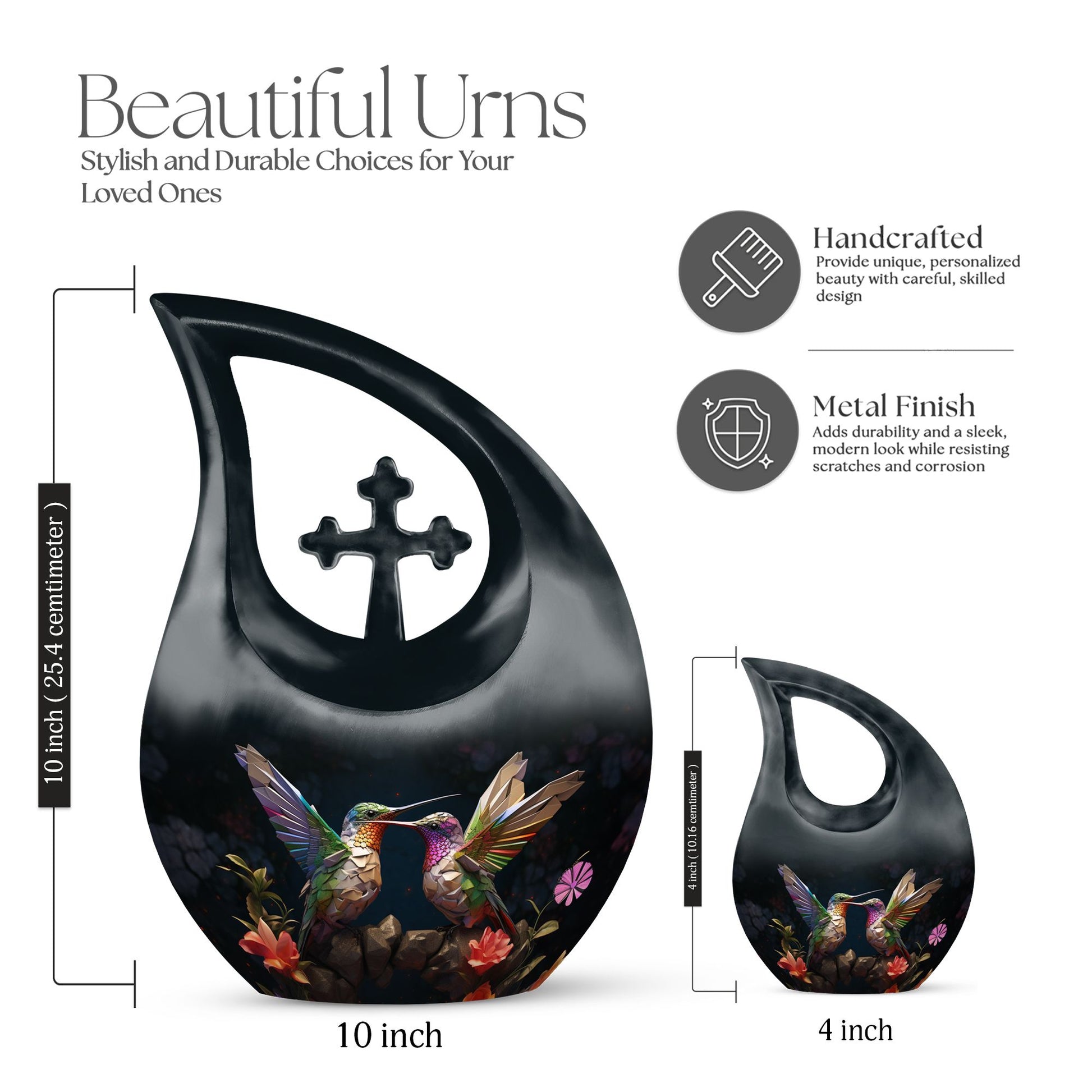 Humming Bird Urns For Ashes - Large Urn For Ashes For Women