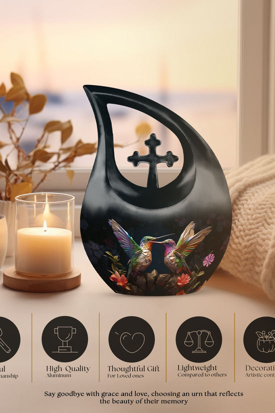 Humming Bird Urns For Ashes - Large Urn For Ashes For Women