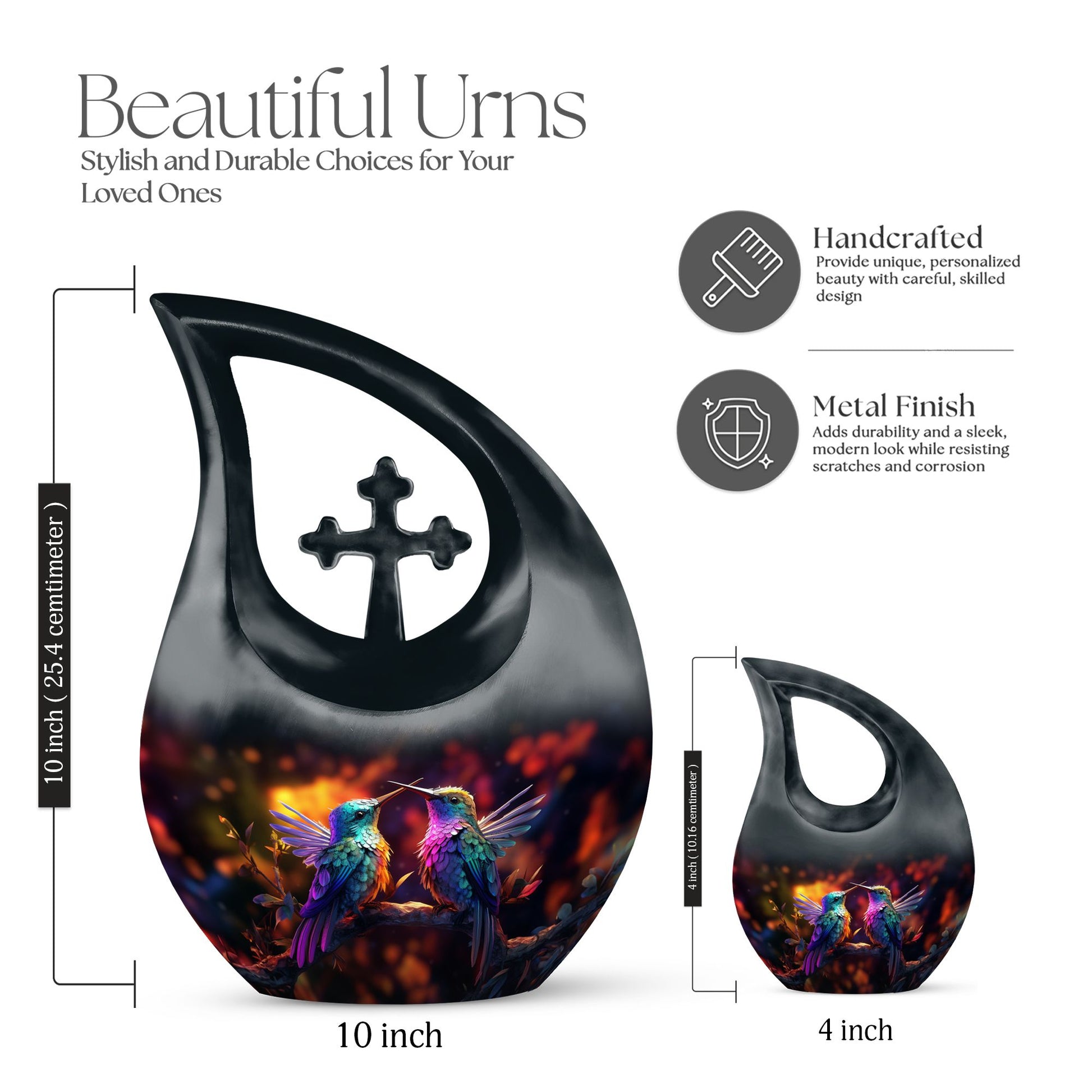 Humming Bird Urns For Ashes - Large Urns For Human Ashes Adult Female