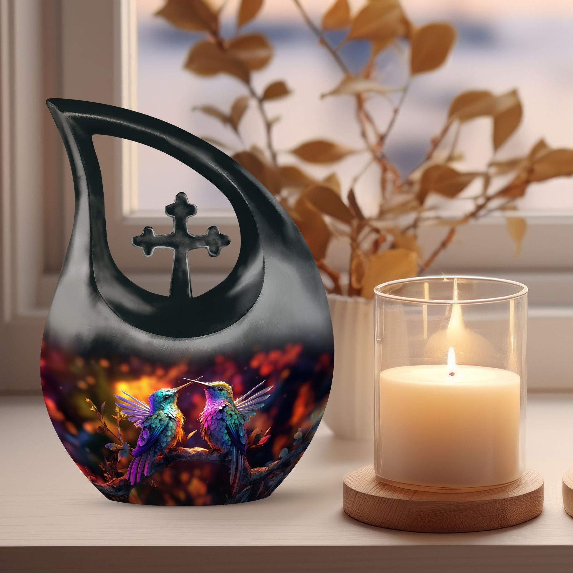 Humming Bird Urns For Ashes - Large Urns For Human Ashes Adult Female
