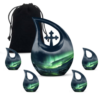 Large Urn With 4 Keepsake