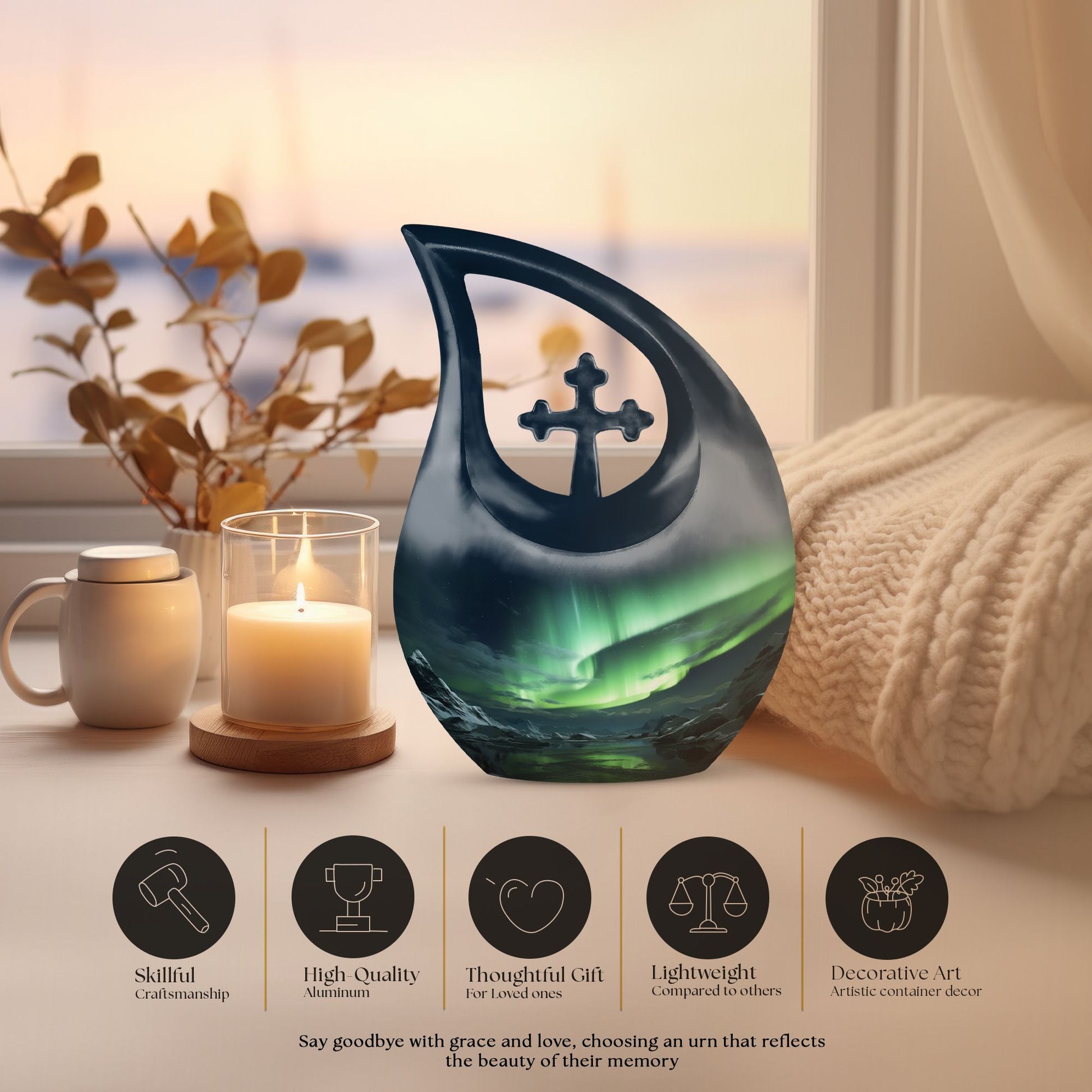 Sky Glows Urns For Ashes - Urns For Human Ashes Large Adult