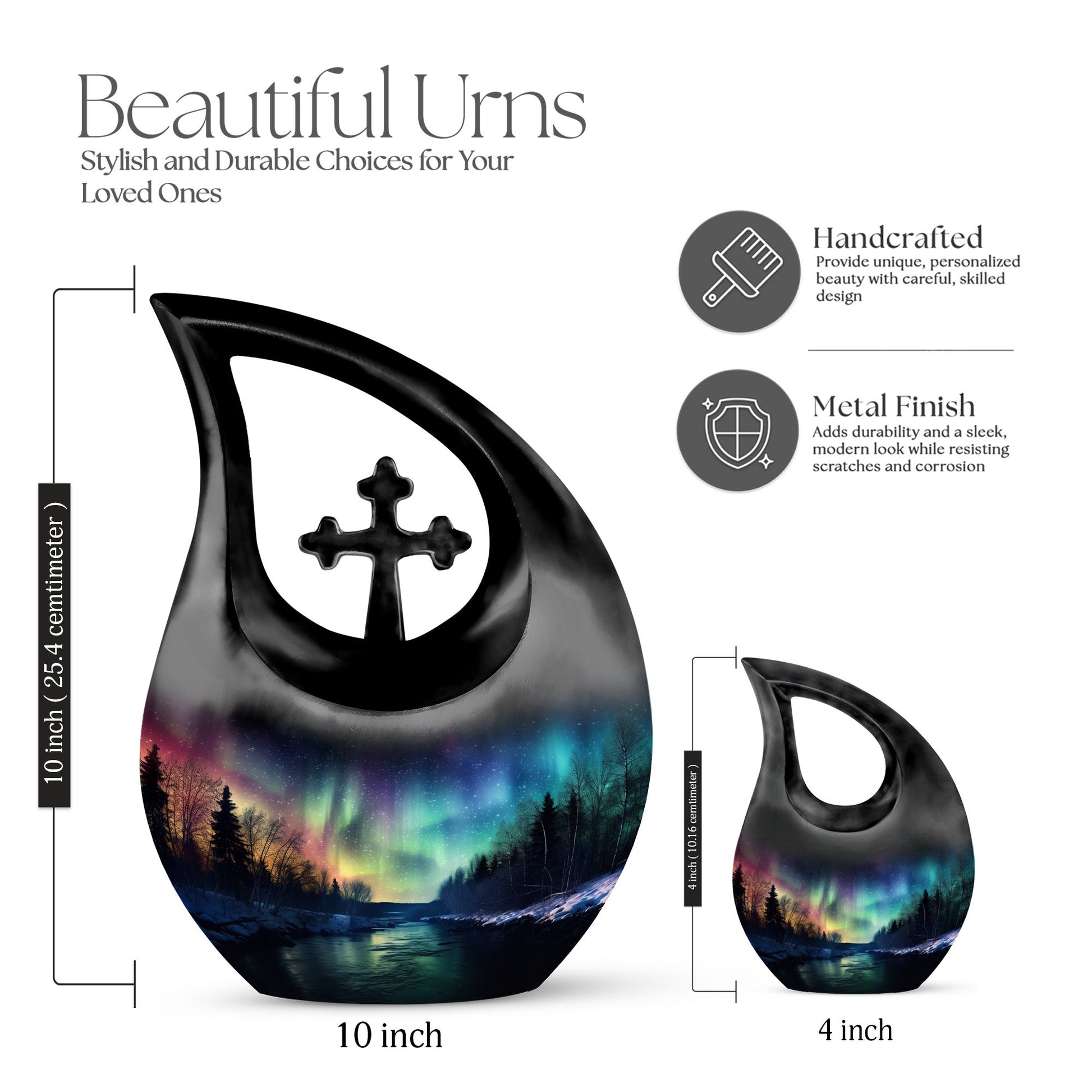 Sky Glows Urns For Ashes - Large Funeral Urn