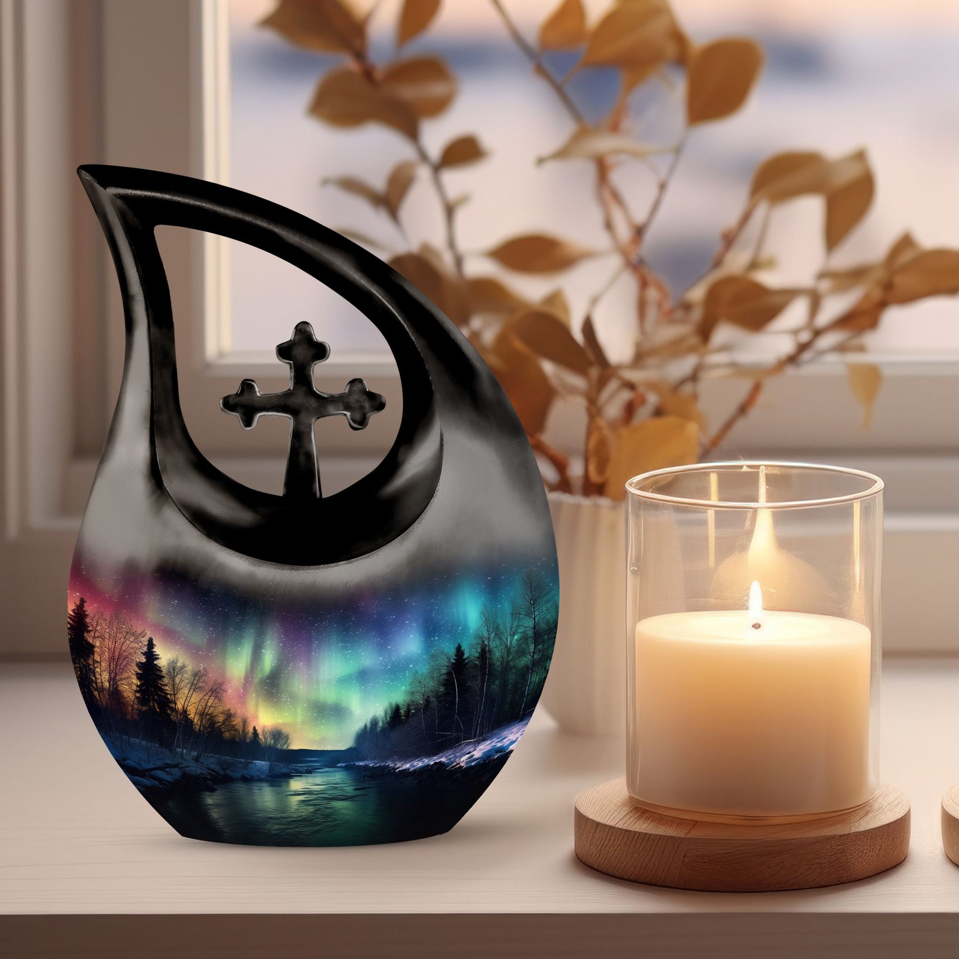 Sky Glows Urns For Ashes - Large Funeral Urn