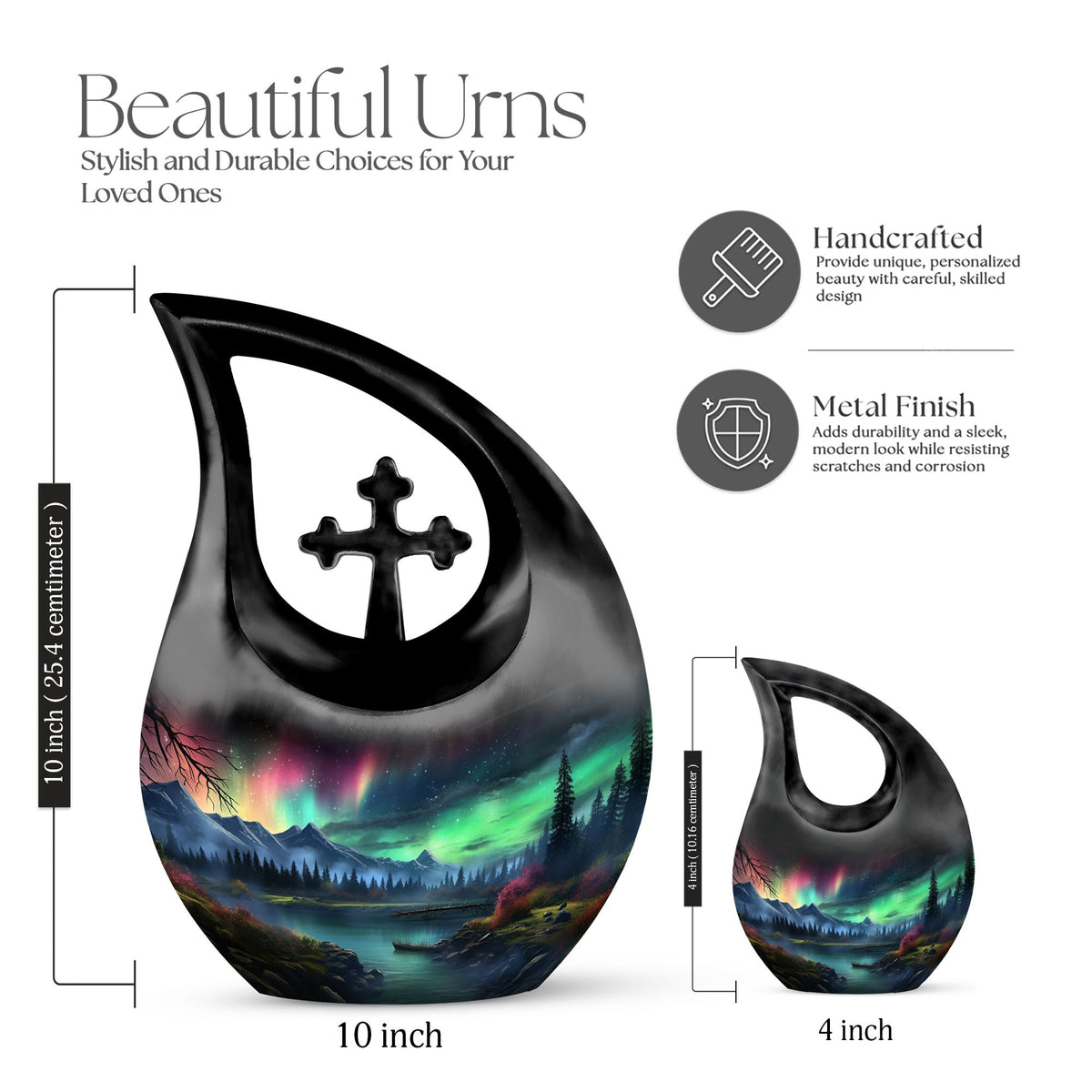 Sky Glows Urns For Ashes - Large Cremation Urns For Human Ashes