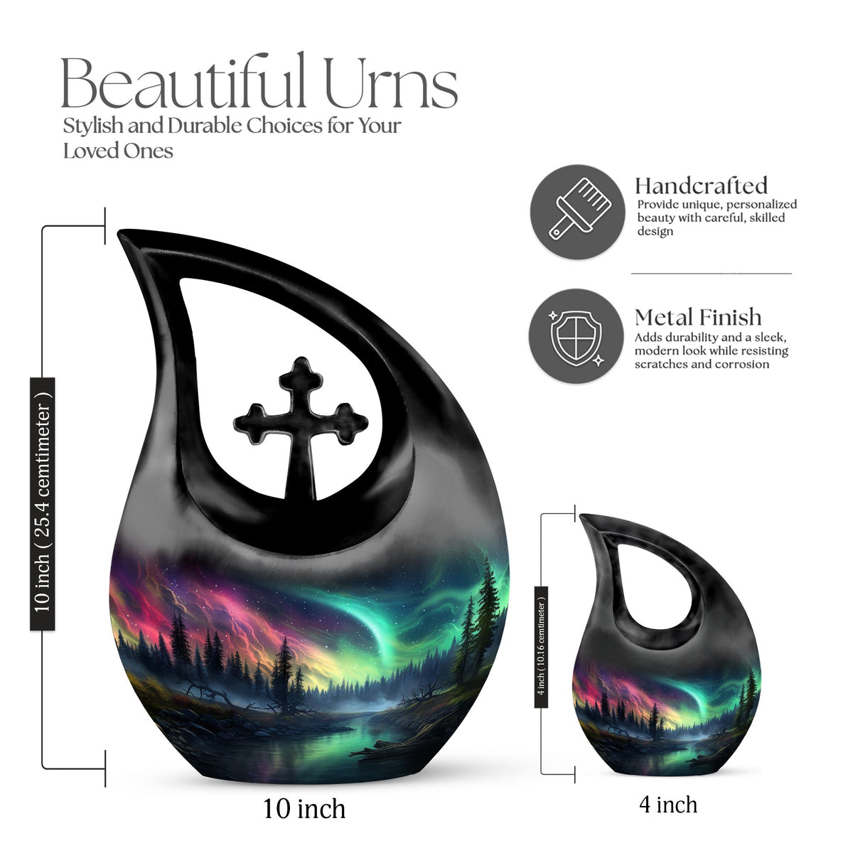 Sky Glows Urns For Ashes - Cremation Urns For Large Human Ashes Adult