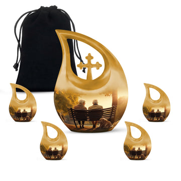 Large Urn With 4 Keepsake