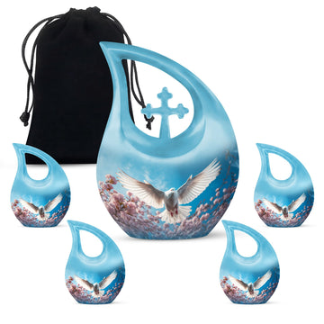 Large Urn With 4 Keepsake