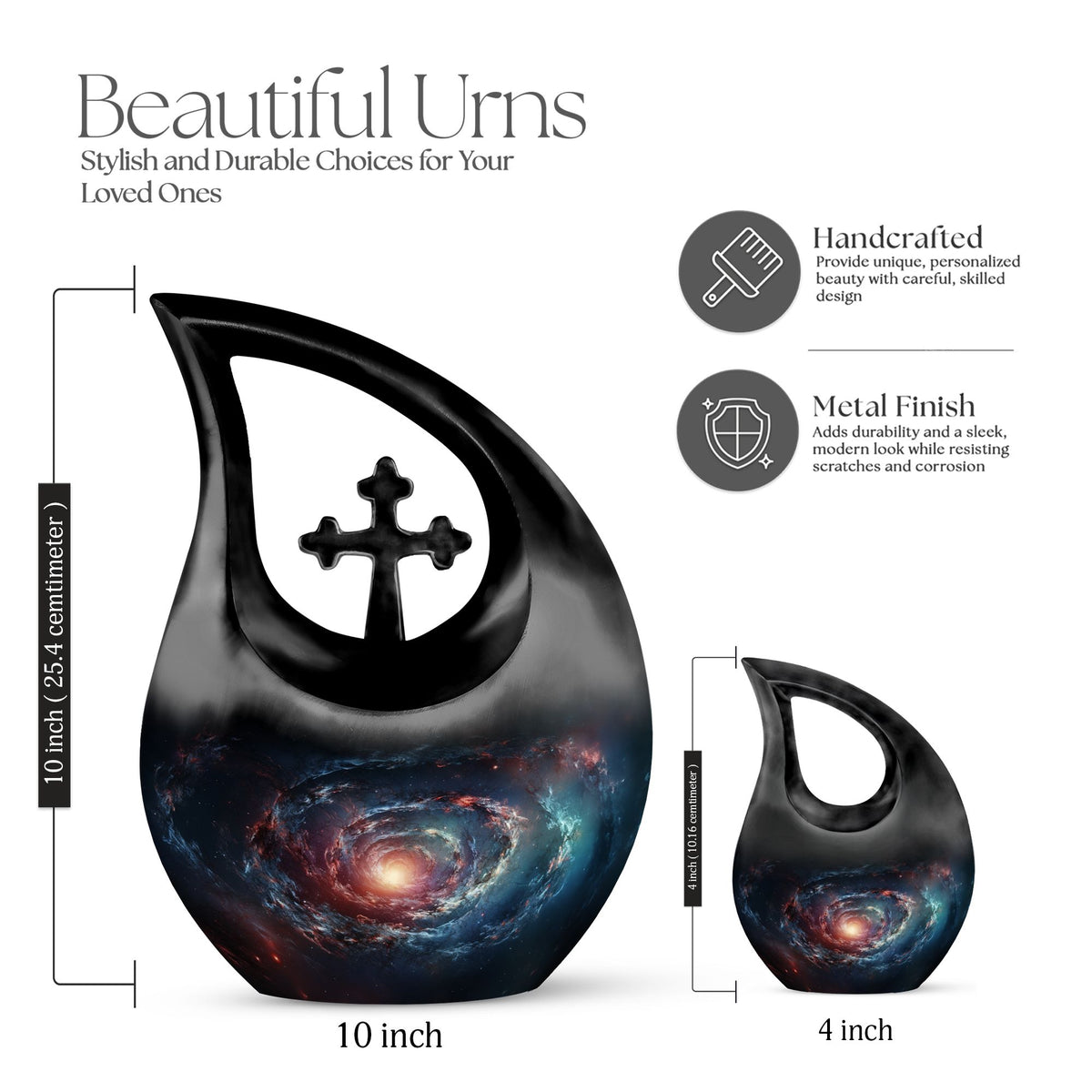 Milkyway Galaxy Urns For Ashes - Cremation Keepsakes For Men