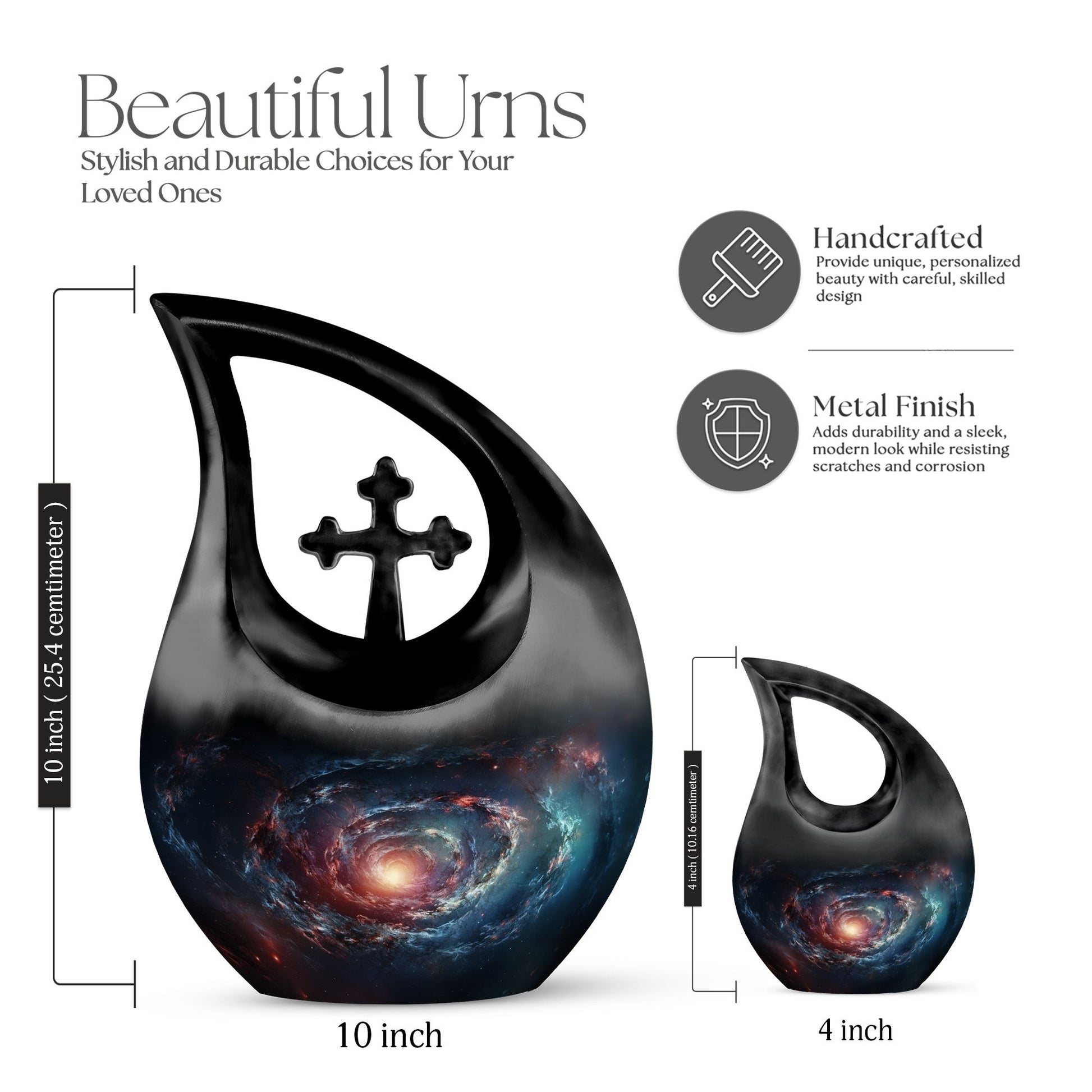 Milkyway Galaxy Urns For Ashes - Cremation Keepsakes For Men