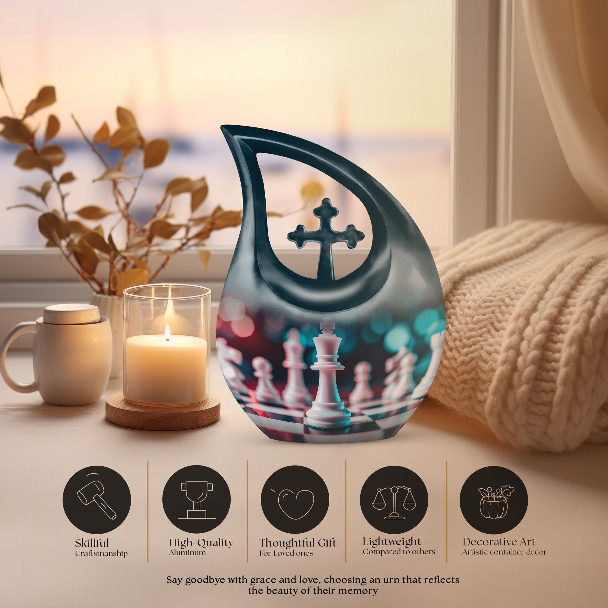 Chess Urns For Ashes - Beautiful Urns Women