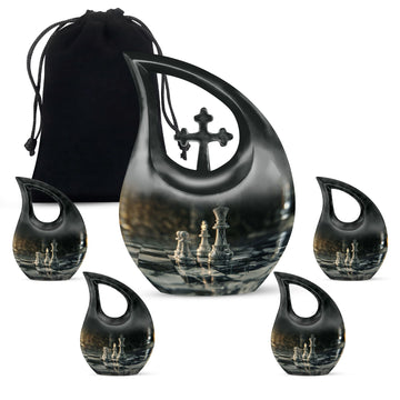 Large Urn With 4 Keepsake