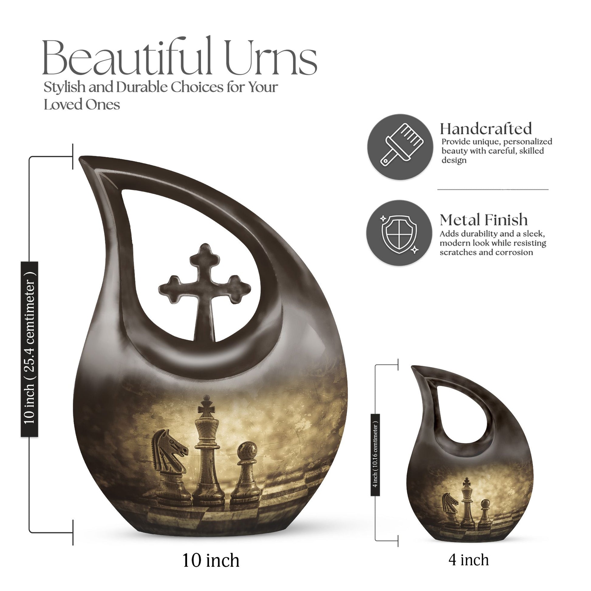Chess Urns For Ashes - Adult Urns Women