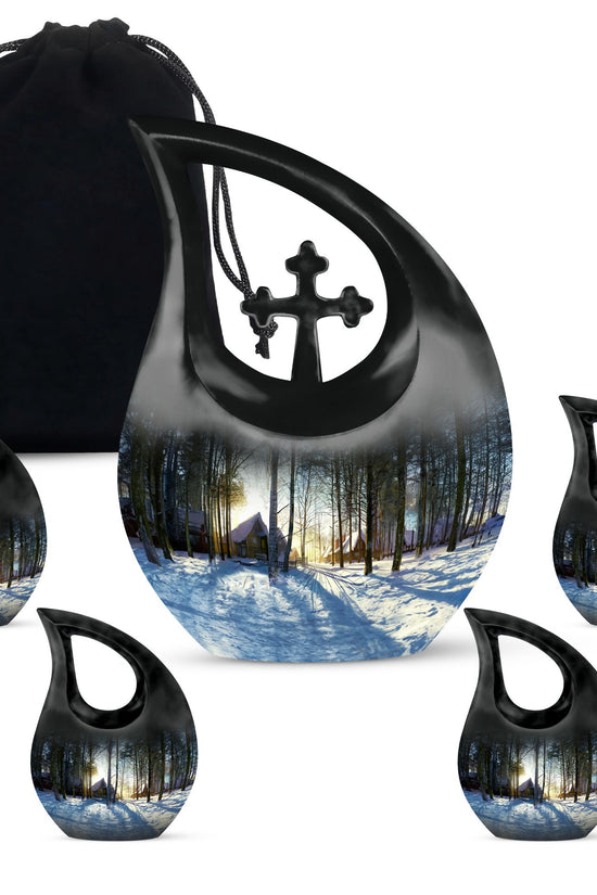Snowflakes Urns For Ashes - Urns Women Human Ashes