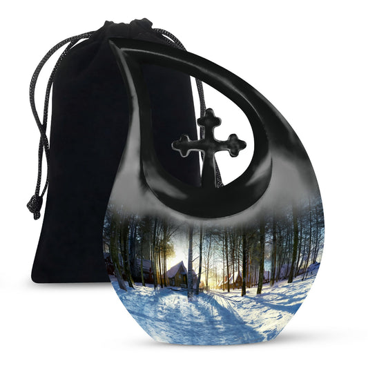Snowflakes Urns For Ashes - Urns Women Human Ashes