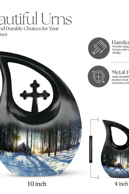 Snowflakes Urns For Ashes - Urns Women Human Ashes