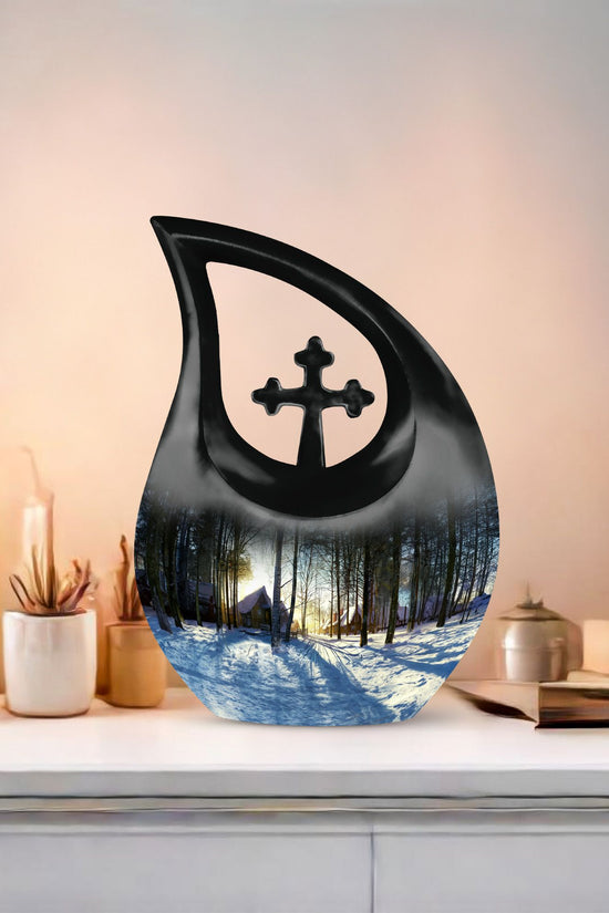 Snowflakes Urns For Ashes - Urns Women Human Ashes