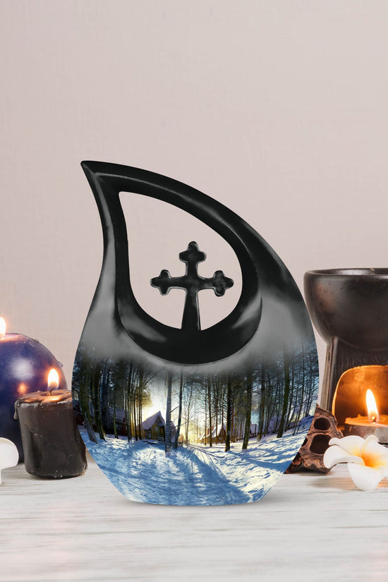 Snowflakes Urns For Ashes - Urns Women Human Ashes