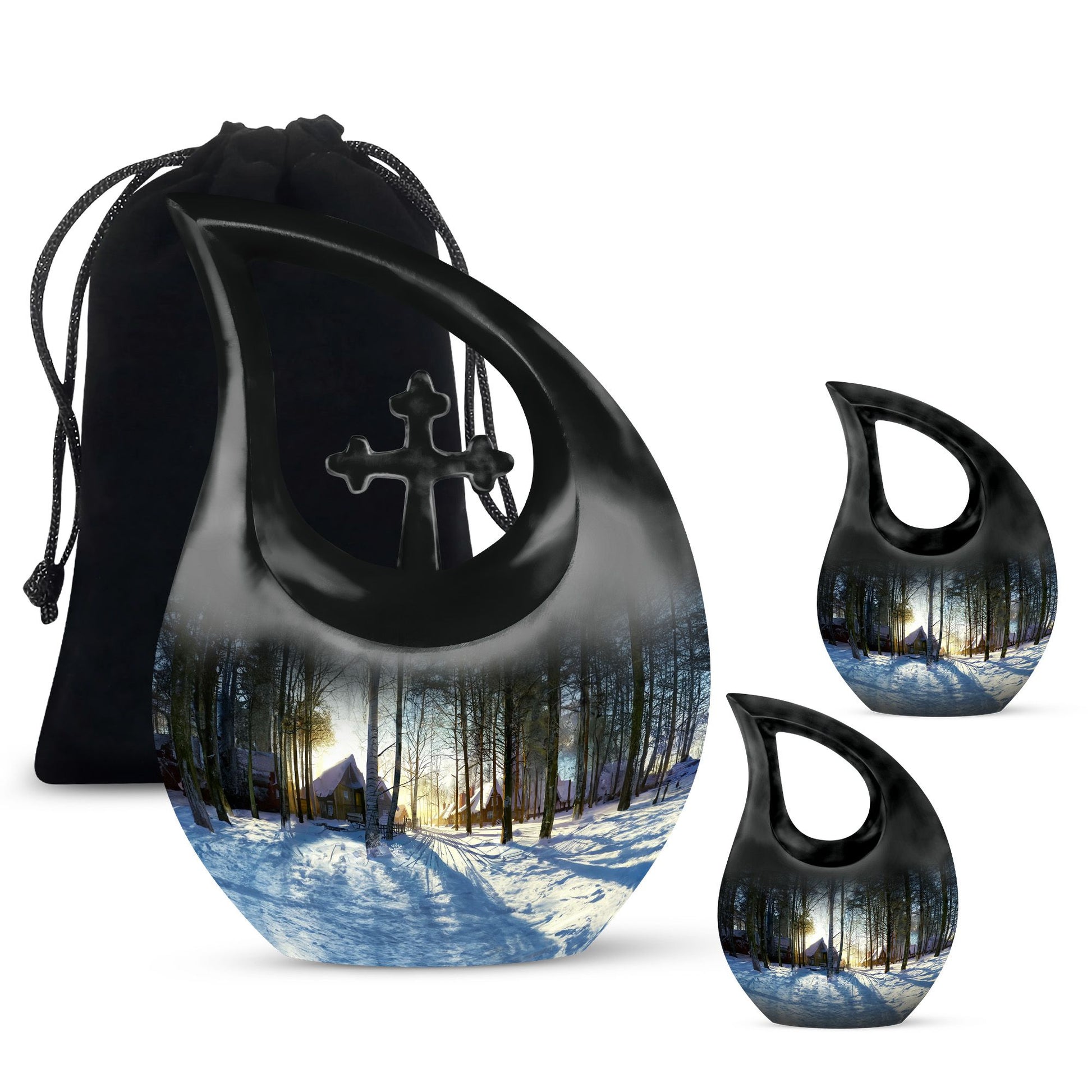 Snowflakes Urns For Ashes - Urns Women Human Ashes