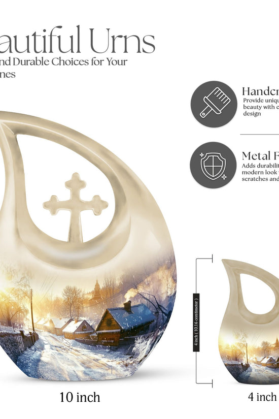 Snowflakes Urns For Ashes - Urn Ashes Men