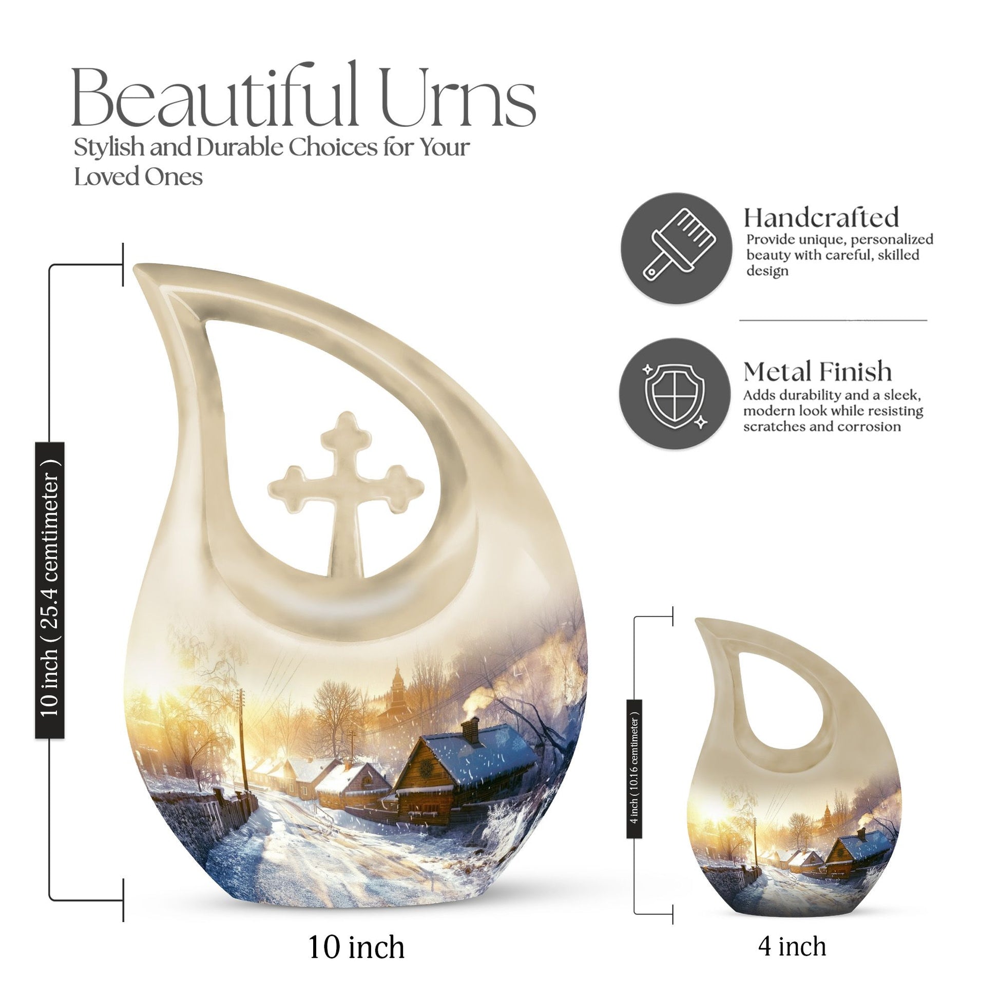Snowflakes Urns For Ashes - Urn Ashes Men