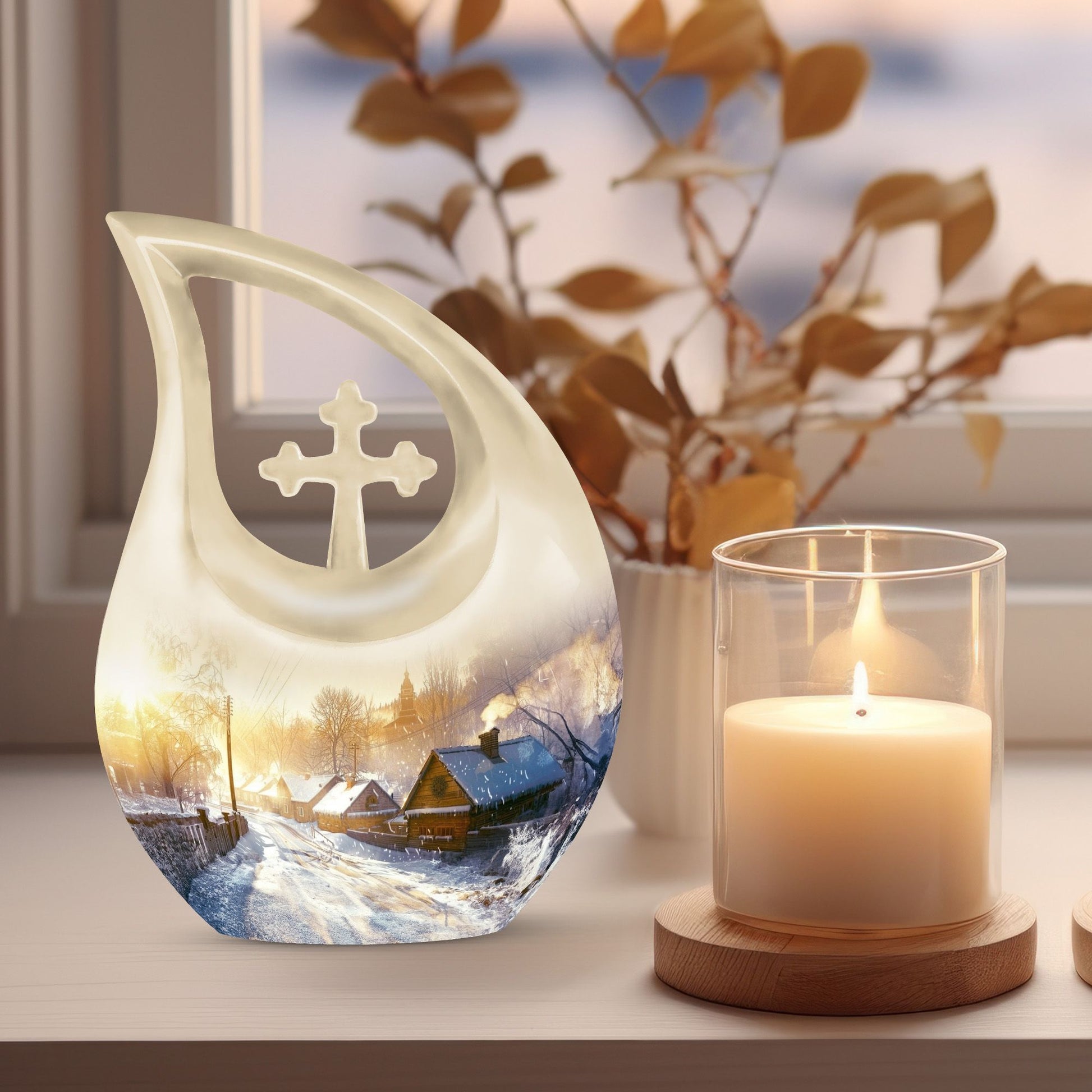 Snowflakes Urns For Ashes - Urn Ashes Men